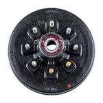 1PC Lippert 814204 12" Brake Hub Assembly - On 6.5" Bolt Pattern, 9/16". Fixed Price $262.48.