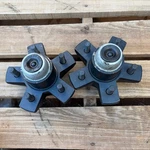 Pair Dexter 3500 Trailer Axle Hubs 4.5" New Take Offs. Fixed Price $58.00.