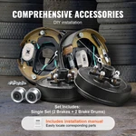 Trailer Hub Drum Kits On 4.5" B.c. With 10" X 2.25" Electric Brakes. Fixed Price $207.79.