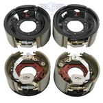 Four 12-1/4X5" 12K 15K Electric Backing Plate Trailer Brake Fit For Dexter. Fixed Price $409.97.
