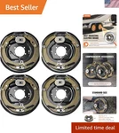 Vevor Electric Trailer Brake Assembly, 12" X 2", Pairs Self-adjusting. Fixed Price $288.85.
