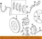 Chrysler Oem 08-14 200 Front Suspension Brake Components-splash Shield 4766026AB. Fixed Price $38.91.