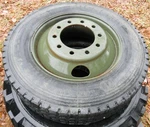 2530-01-441-9700 Military Trailer Wheel 10-LUG 8.25 X 22.5 Fits M870A3 M129A4. Fixed Price $172.41.