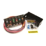Painless Wiring Panel Kit 50302; 6 Switch, Fused, Black, Roll Cage Mount. Fixed Price $254.99.
