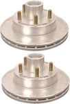 2-PK Kodiak Trailer Brakes Dacroment 10 Inch 5 Lug Hub Rotor 84 Spindle. Fixed Price $288.95.