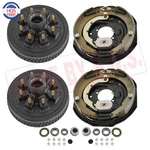 8 On 6.5" Bolt Circle Hub Drum Kits W/ 12" X Electric Brake Left And Right. Fixed Price $229.97.