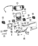 Genuine Mopar Trailer Brake Control Bezel 7FB20DX9AA. Fixed Price $60.74.