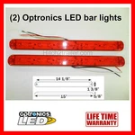 (2) Optronics Truck Trailer Stop Tail Turn 11 Led Submersible Lowprofile 15". Fixed Price $24.69.