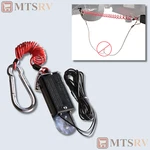 Fastway Zip 4' Coiled Trailer Breakaway Cable & 12V Dc Switch 80-00-2040 New. Fixed Price $26.94.