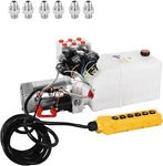 Hydraulic Power Unit Pump 6 Way Quart Double Acting Dump Trailer Car Lifting. Fixed Price $546.98.