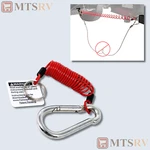 Fastway Zip 4' Coiled Trailer Breakaway Cable No Drag Spiral Cord #80-01-2140. Fixed Price $10.94.