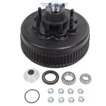 Trailer Hub Brake Drum 8K Axle 12-1/4"X3-3/8" 5/8 Stud Oil/grease 8000# Lippert. Fixed Price $219.97.