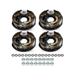 Sehnsucht Trailer Electric Brakes, 2 Pair Of 4 Hole Mounting A.... Fixed Price $181.25.