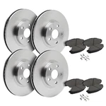 Front & Rear Brake Rotors + Ceramic Pads For 2011-2019 Infiniti M56 Q70 QX70. Fixed Price $209.59.