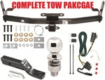 Complete Trailer Hitch Receiver Tow Package + Wiring Ball Mount New. Fixed Price $240.99.