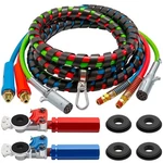 15FT 3 Abs & Power Air Line Hose With Glad Hand Hex Grip Rubber Seals .... Fixed Price $153.11.