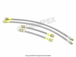 Porsche 924 944 '83-'95 Brake Hose Set Troutman W/ Jacket +warranty. Fixed Price $128.20.