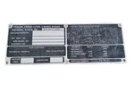 Army M105A2 Humvee Trailer Cargo Wheel Data Plate Sign Usmc Spare Part Size. Fixed Price $58.24.