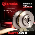Front Brembo Disc Rotors+kdh Brake Pads Ford Fiesta Ws Wt Wz 08-19 258MM. Fixed Price $211.81.