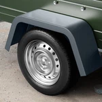 2 Pack Trailer Fenders Square Steel Cargo For 14"-16" Wheels Flat Top Heavy Duty. Fixed Price $75.99.