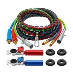15FT 3 Abs & Power Air Line Hose With Glad Hand Hex Grip Rubber Seals .... Fixed Price $135.06.