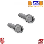 Brake Caliper Carrier Bolts X Rear Febi 48817 Audi Seat Skoda Vw A3260. Fixed Price $10.06.