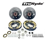 Pre-greased 8-6.5" Electric Trailer Brake Kit For 7000 Lbs. Axles 1/2" Stud. Fixed Price $348.99.