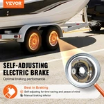 Electric Trailer Brake Assembly, 12" X 2", Pair Self-adjusting. Fixed Price $100.47.