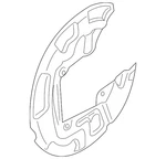 Genuine Ford Splash Shield HP5Z-2C028-B. Fixed Price $51.24.