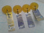(4) Boat Marine Tie Down Amber Polyvinyl End Cap 86198. Fixed Price $17.61.