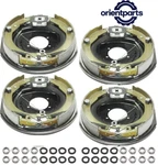 12" Electric Trailer Brake Self-adjusting Assembly 5200-7000 Lbs Axle 2L+2R. Fixed Price $169.59.