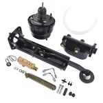 7'' Dual Power Brake Booster 1'' Bore Master, Side Mount Valve Disc/disc Kit New. Fixed Price $366.99.