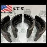 Qty 12 Usa Brake Shoe Truck Rockwell Meritor 5 Ton M923A2 M939A1. Fixed Price $850.00.