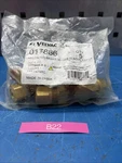 (5) New Velvac 017886 Air Brake Fittings 1/2" X 3/8" Fast Shipping. Fixed Price $100.00.