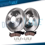 4PC 13.58" Rear Disc Brake Rotors Ceramic Pads For 2017-2023 Nissan Titan 5.6L. Fixed Price $104.22.