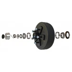 Pregreased Hub & Drum Kit For 3500 Lb Axles - On L68149/L44649 Bearings. Fixed Price $107.99.