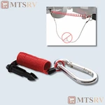 Fastway Zip 6' Coiled Trailer Breakaway Cable W/pin No Drag Cord #80-01-2206. Fixed Price $15.94.