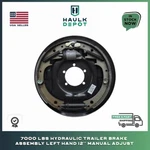7000 Lbs Hydraulic Trailer Brake Assembly Left Hand 12'' Manual Adjust. Fixed Price $89.70.