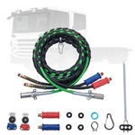 Vevor 15FT 3-IN-1 Semi Truck Air Lines Kit With 2PCS Glad Hands Handles. Fixed Price $96.59.