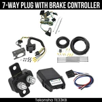 Tekonsha 7-WAY Trailer Wiring Harness + Brake Control For 1997 Jeep Wranger Tj. Fixed Price $349.99.