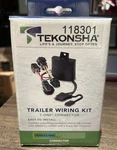 New Tekonsha Trailer Wiring Kit T-one Connector 118301. Fixed Price $49.99.