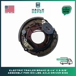 Electric Trailer Brake 12-1/4" 3-3/8" Assembly For 10K Lbs. Axle Driver Side. Fixed Price $112.00.