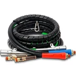 15FT 3 Abs & Power Air Hose Kit, Wrap 7 Way Electric Line Rubber Lin.... Fixed Price $121.93.