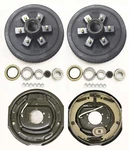 On 5.5" Trailer Hub Drum Kits W/ 12"X2" Electric Brakes For 5200-6000 Lbs Axle. Fixed Price $247.01.