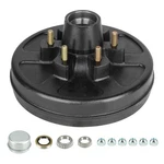 Aeagle New 3RD 12" X Trailer Brake Drum 6 On 5.5" Bolt Circle Kit For 5,20.... Fixed Price $121.68.