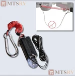 Fastway Zip 4' Coiled Trailer Breakaway Cable & 12V Dc Switch 80-00-2040 New. Fixed Price $25.00.