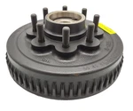 7000# Dexter 12" Nev-r-lube Hub Drum 8 Lug 9/16" Stud Includes 50MM Bearing. Fixed Price $586.59.