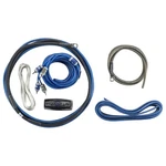 Open Box Kicker 46CK8 8AWG Amp Wiring Kit W/ 2-CH Patch Cable And Speaker Wire. Fixed Price $63.99.