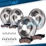 8PC Front Rear Disc Brake Rotors Ceramic Pads For 2017 - 2023 Nissan Titan. Fixed Price $253.52.
