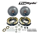 Pre-greased 6-5.5" Self-adjusting Trailer Brake Kit For 5,200 Lb Axles. Fixed Price $338.16.